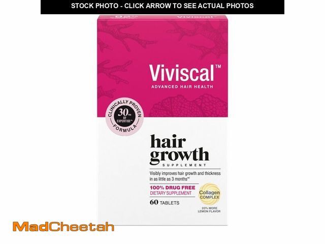 Lot 74-14303629 - Viviscal Hair Growth Supplements For Women For Thicker, Fuller Hair, Nourishes Thinning &amp; Loss, ...