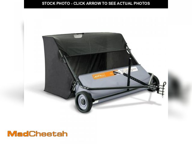Lot 74-12361301 - AllFitHD 50 in. 26 cu. ft. Lawn Sweeper - UNUSED