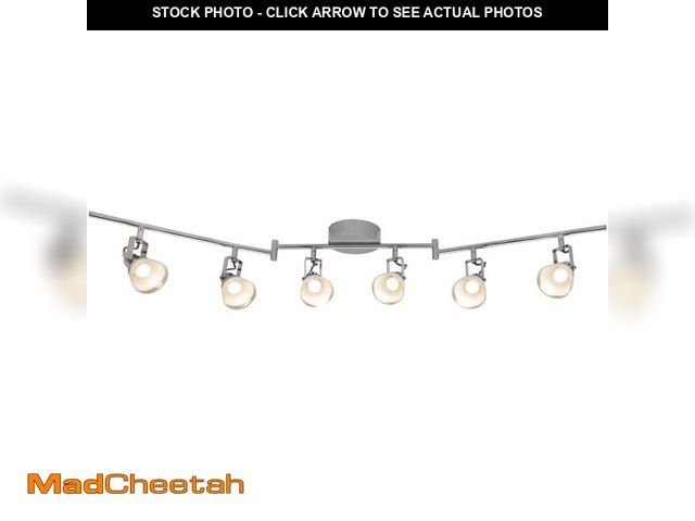 Lot 74-12755455 - Hampton Bay 6-Light 4 ft. Chrome Integrated LED Track Lighting Kit - UNUSED