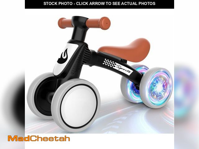 Lot 74-14046392 - Colorful Lighting Baby Balance Bike Toys for 1 Year Old Boy Gifts, 10-36 Month Toddler Balance Bike,...