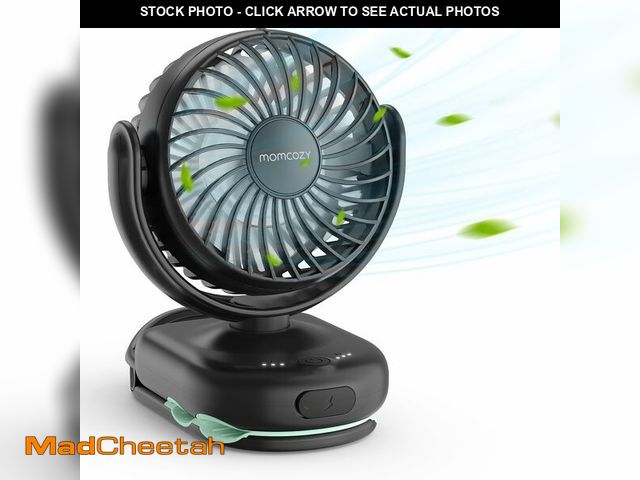 Lot 74-14211462 - Momcozy Portable Stroller Fan with Clip | 4-Speed Mini-Fan for Carrier | Personal Fans Ultra Light 0...