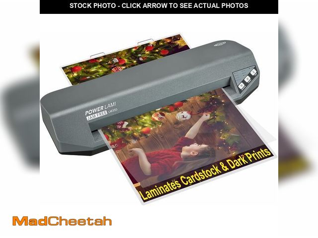 Lot 74-14366593 - SINCHI 13" Commercial Laminator | 3Ã¢â¬â10 Mil, 4-Roller, 48s Warm-Up, 17s/Sheet, Heavy Duty No-J...