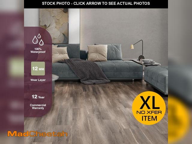Lot 74-12551043 - (PALLET OF 32 BOXES) Brookstone Oak 12 mm T x 8 in. W Waterproof Laminate Wood Flooring(510.08 Sq Ft...
