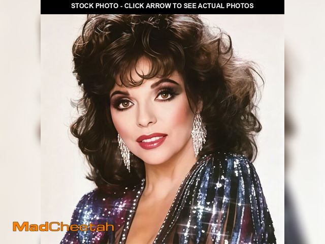 Lot 74-14423253 - Amnenl Brown Curly Wig for Women 80s Vintage Wig with Bangs Shoulder Length Natural Fluffy Synthetic...
