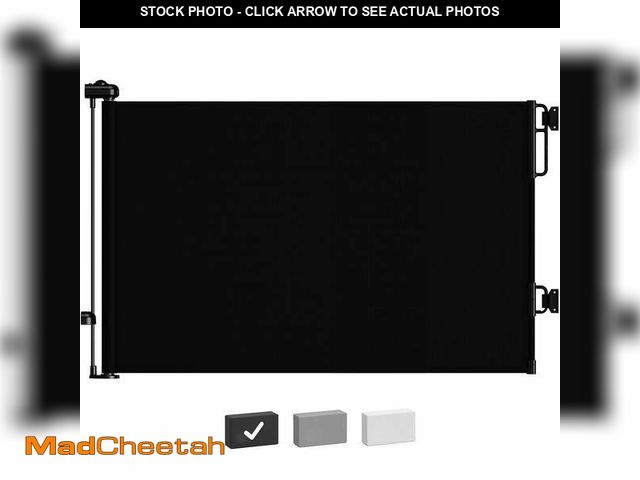 Lot 74-12802645 - Retractable Baby Gates for Stairs, Mom Choice Award Winner-55 Wide Mesh Dog Gate for Doorways, 34" T...