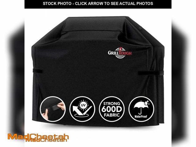 Lot 74-11365044 - GrillTough Heavy Duty BBQ Grill Cover for Outdoor Grill, 58 Inch - Waterproof, Weather Resistant, UV...