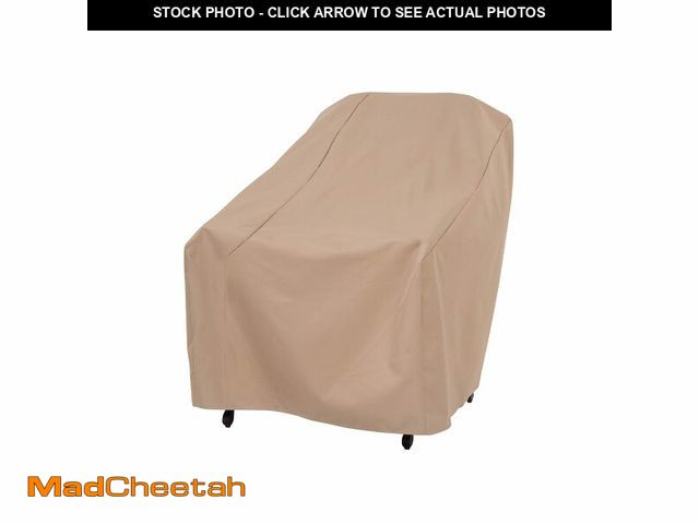 Lot 74-14270171 - Modern Leisure Basics Patio Chair Cover - Weather-Resistant Fabric - Furniture Protection Perfect fo...