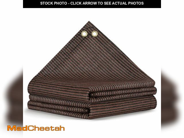 Lot 74-14268879 - Junkogo 8x15 FT Shade Cloth, 90% UV Protection, 200GSM Sun Shade Fabric for Patio Deck Heat Protecti...