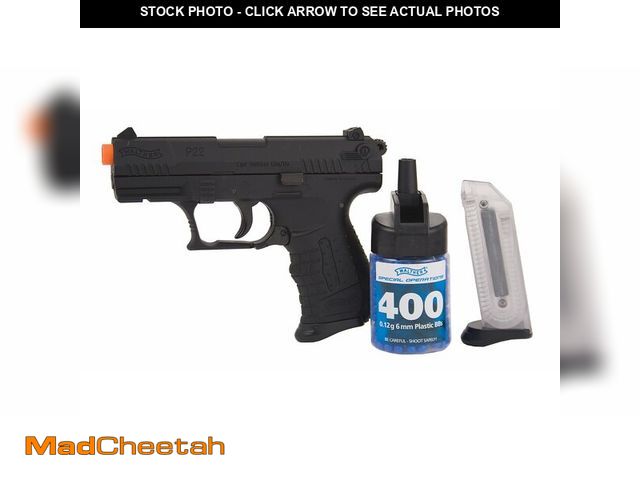 Lot 74-14341315 - walther p22 special operations, black airsoft gun(Airsoft Gun) - UNUSED