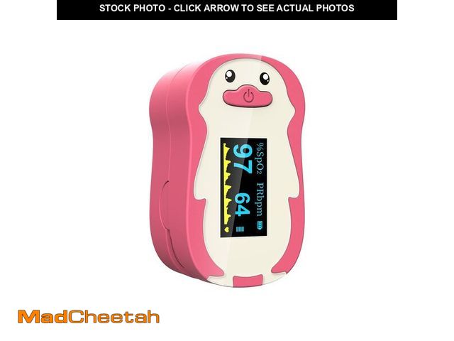 Lot 74-13721109 - Vibeat Pulse Oximeter Fingertip, Oxygen Saturation Meter with Compact &amp; Portable Model Pink, O2 ...