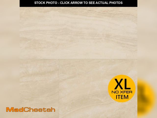 Lot 74-12584372 - Taj Mahal 24 in. x 48 in. Polished Porcelain Stone Look Floor and Wall Tile  PALLET OF 31 CASES (496...