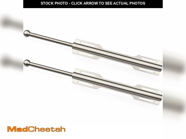 Lot 74-13569025 - FIRJOY 12" Valet Rod for Closet Pull Out (2 Pack, Brushed Nickel) - UNUSED