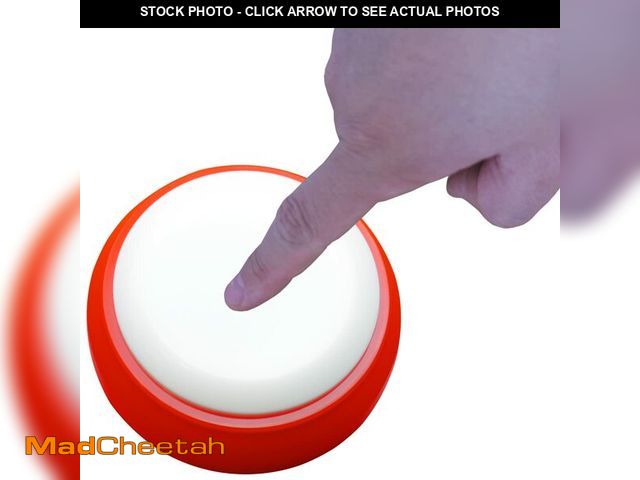 Lot 74-13363847 - Bejamy Talking Alarm Clock for The Blind Talking Button Clock for Low VisionVision Impairment (Red-B...