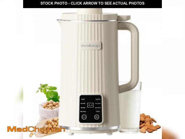Lot 74-12212567 - 8 in 1 Automatic Nut Milk Maker, 40oz Plant Based Milk Machine for Homemade Almond, Oat, Coconut, So...