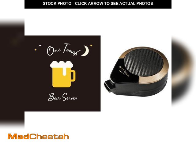 Lot 74-12436707 - GREEN HOUSE: ONE-TOUCH BEER DISPENSER that uses ultrasonic vibrations to generate ultra-fine bubbles...