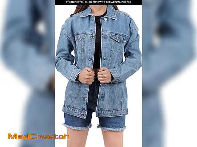 Lot 74-12373275 - Decrum Disc Long Jeans Jackets for Women 2024 - Casual Women's Denim Jackets | [612823641], Blue XS ...