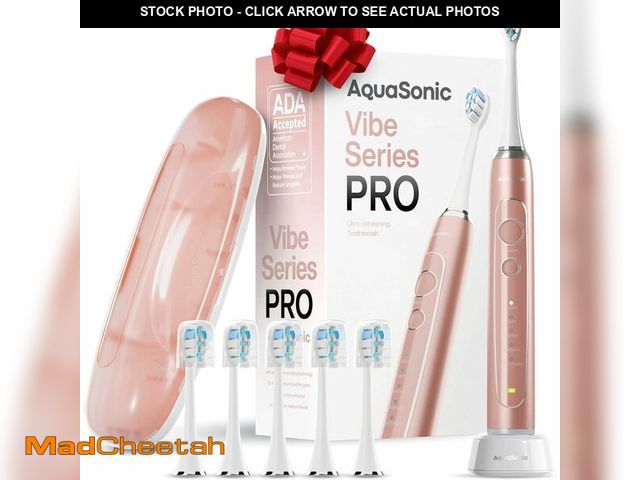 Lot 74-12709353 - Aquasonic Vibe Series PRO Ã¢â¬â Ultra-Whitening Electric Toothbrush Ã¢â¬â 5 Modes &amp; Smart ...