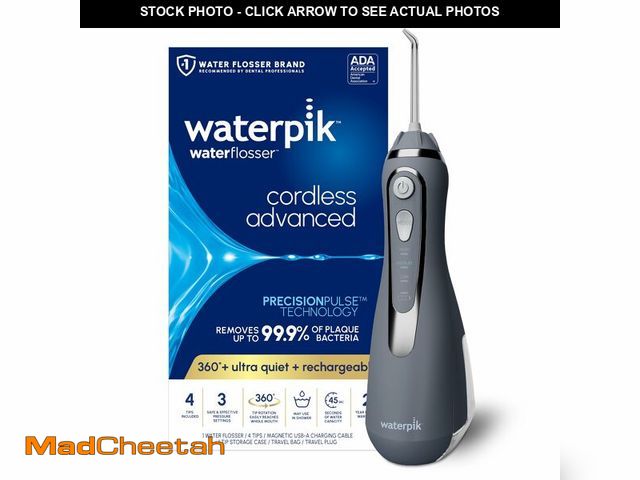 Lot 74-13777916 - (MISSING ACCESSORIES) Waterpik Cordless Advanced 2.0 Water Flosser For Teeth, Gums, Braces, Dental C...
