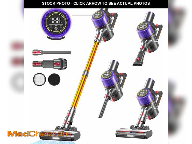 Lot 74-10956214 - Cordless Vacuum Cleaner, 45Kpa 550W Powerful Vacuum Cleaners for Home , 60 Mins Stick Vacuum with To...