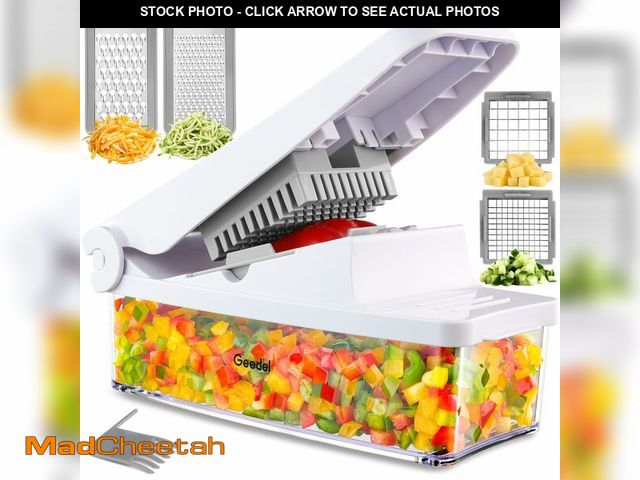 Lot 74-14208977 - Geedel Vegetable Cutter, Onion Cutter Pro Food Chopper, Kitchen Vegetable Slicer Dicer Cutter Grater...