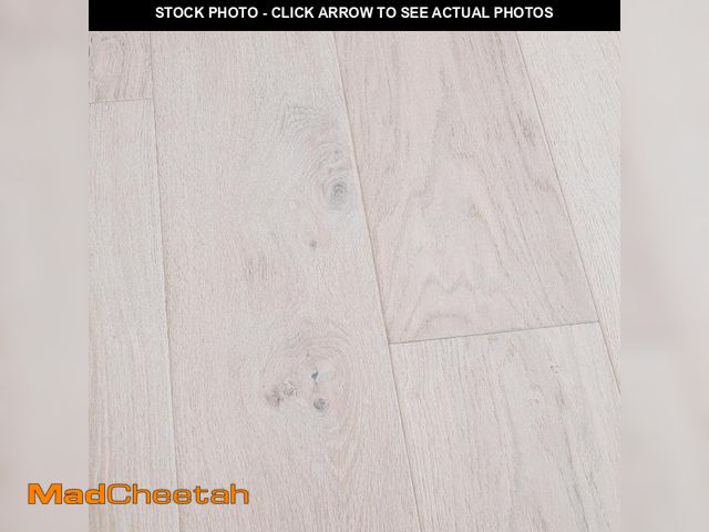 Lot 74-12409605 - (PALLET OF 9) Malibu Wide Plank Rincon French Oak 1/2 in. T x 7.5 in. W Tongue and Groove Wire Brush...