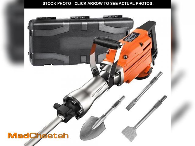 Lot 74-12365533 - SKYSHALO Demolition Jack Hammer, 29.29 in. x 9. 06in. with 2200W Electric Jackhammer Heavy Duty, 135...