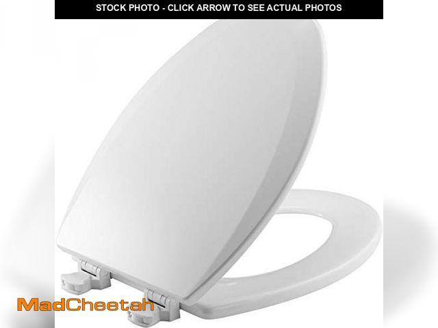 Lot 74-6638993 - Bemis 1500EC 390 Lift-Off Wood Elongated Toilet Seat, 1 Pack, Cotton White - UNUSED