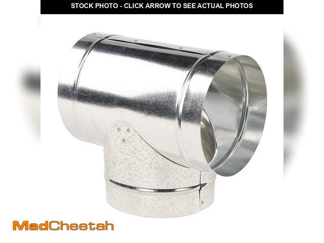 Lot 74-13667842 - *DENTED* Master Flow 6 in. Round Tee *DENTED*  - USED