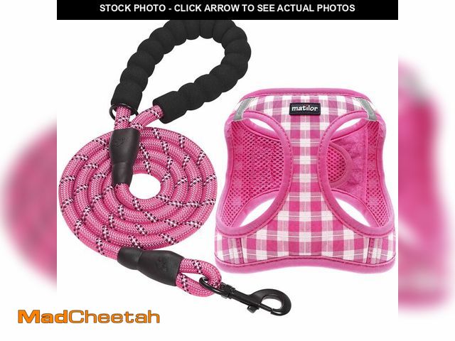 Lot 74-14336937 - Matilor Dog Harness Step-in Breathable Puppy Cat Dog Vest Harnesses for Small Medium Dogs - UNUSED