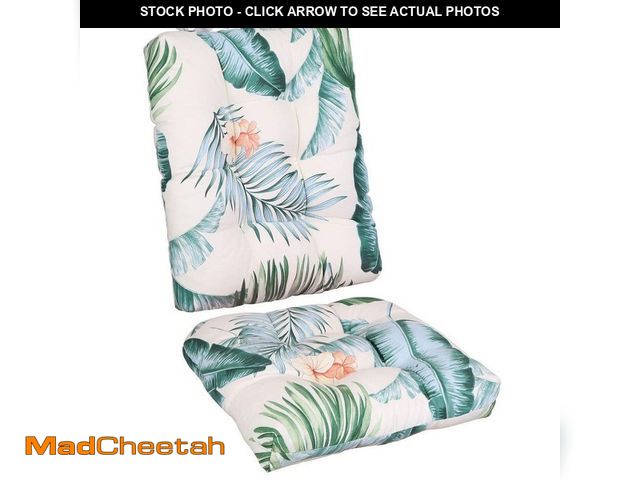 Lot 74-14113020 - *MISSING ONE* Sunocity 18 in. x 22in. Waterproof Rocking Chair Cushion Upper And Lower Back And Seat...
