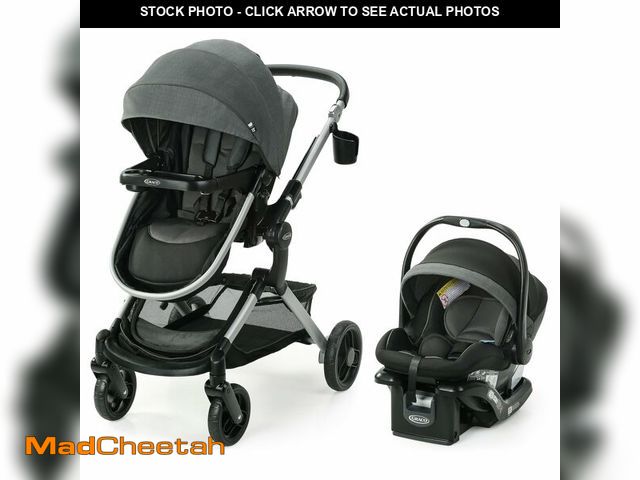 Lot 74-13112334 - Graco Modes Nest Travel System, 3-in1 Modular Carseat Stroller Combo, Adjustable Slide2Me Infant Car...