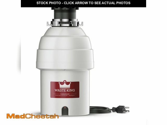 Lot 74-13802024 - Waste King Garbage Disposal for Kitchen Sink with Power Cord, Food Waste Disposer, L-8000 - USED