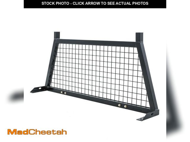 Lot 74-13770194 - ELEVATE OUTDOOR Adjustable Headache Rack for Pickup Truck Bed, 63.5"Ã¢â¬â78.5" Wide - Steel Mesh ...