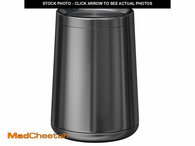 Lot 74-13716716 - LEASYLIFE 8L/2.1GALbrass Garbage can with Swing lidÃ¯Â¼ÅBrushed Nickel Gold Trash can,Matte Gold Tr...