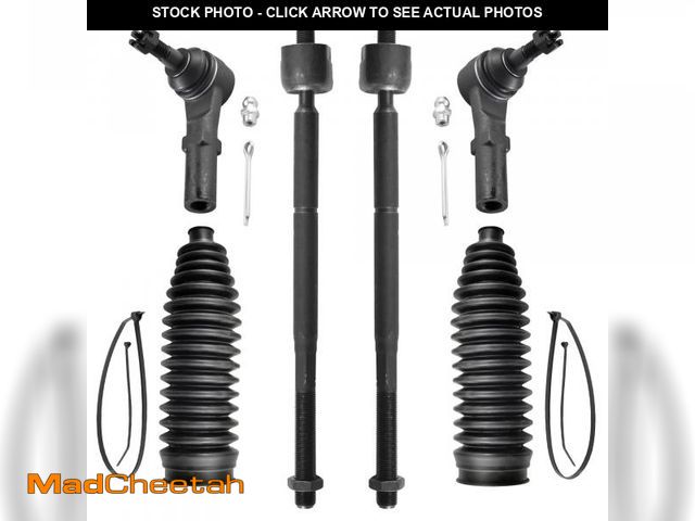 Lot 74-12303530 - ASTAPRO - Front 6pc Tie Rods Kit for 11-14 Chrysler 300, 11-18 Dodge Challenger Charger, 4 Inner Out...