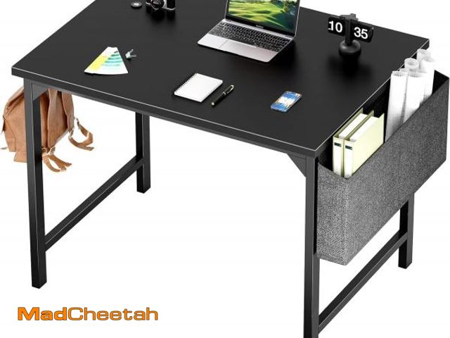Lot 74-12137299 - Sweetcrispy Small Computer Office Desk 32 Inch Kids Student Study Writing Work with Storage Bag &amp...