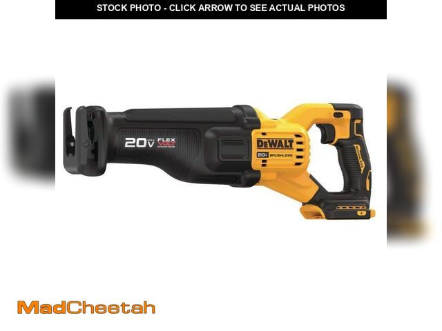 Lot 74-14467749 - *DIRTY/SCRATCHED* DEWALT 20V MAX Lithium Ion Cordless Brushless Reciprocating Saw with FLEXVOLT ADVA...