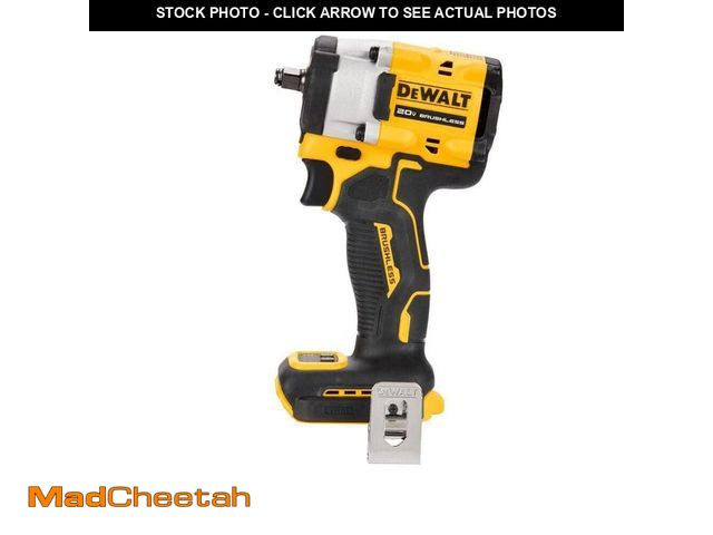 Lot 74-13057050 - DEWALT ATOMIC 20V MAX Cordless Brushless 3/8 in.Variable Speed Impact Wrench (Tool Only) - UNUSED