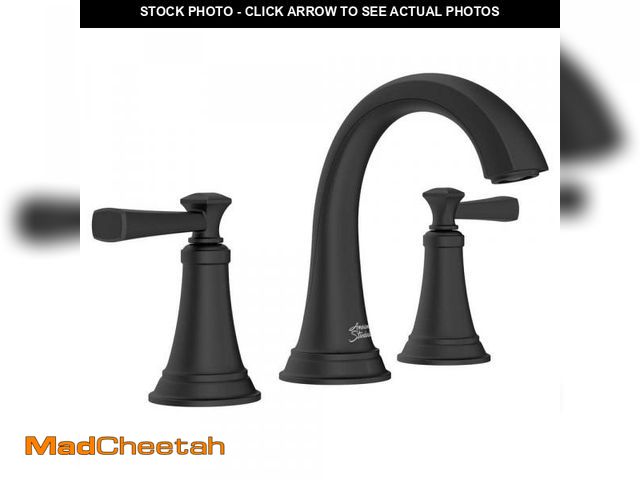 Lot 74-12085549 - American Standard Rumson 8 in. Widespread 2-Handle Bathroom Faucet in Matte Black - USED