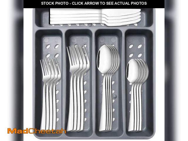 MadCheetah.com - Lot 74-13076549 - 21-Piece Modern Stainless Steel ...
