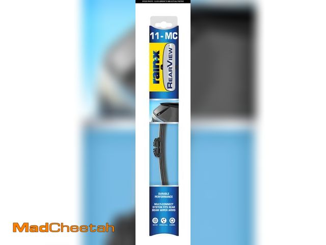 Lot 74-11555760 - Rain-X 850021 RearView 11-MC Rear Wiper Blade, 11 Inch Beam Rear Wiper Blade (Pack Of 1), Automotive...