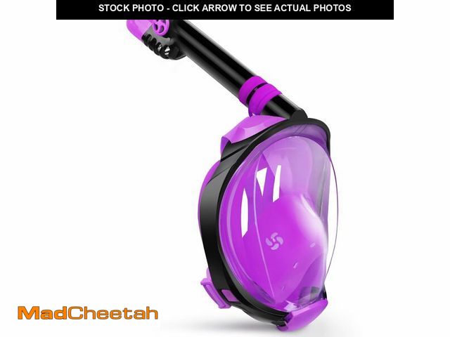 Lot 74-13569706 - Greatever G2 Full Face Snorkel Mask with Latest Dry Top System,Foldable 180 Degree Panoramic View Sn...