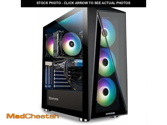 Lot 74-12850604 - (MISSING KEYBOARD,GAMING MOUSE) Foxtec Gaming Desktop Computer, Intel Core i7 up to 3.9GHz, 16GB RAM...