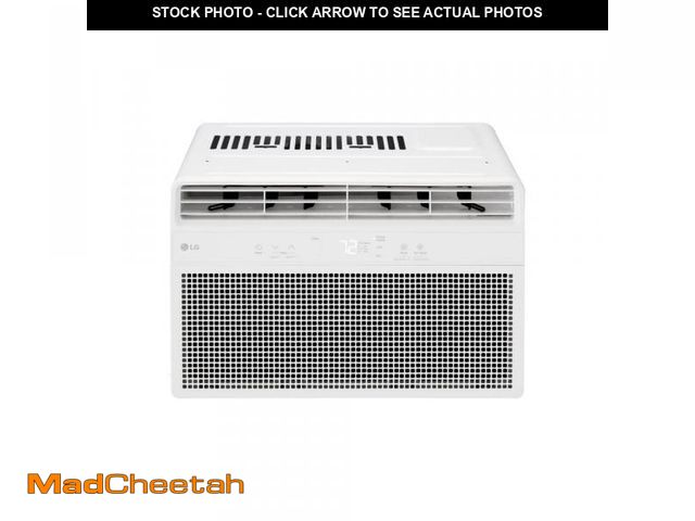 Lot 74-12390729 - LG 6,000 BTU 115-Volt Window Air Conditioner Cools 250 sq. ft with Remote and Dehumidifier in White ...