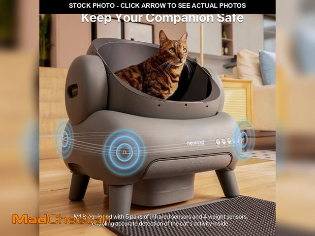 Lot 74-12474294 - Neakasa M1 Self-Cleaning Automatic Cat Litter Box with Sensor, 7.17L, Odor-Free Waste Disposal - UNU...