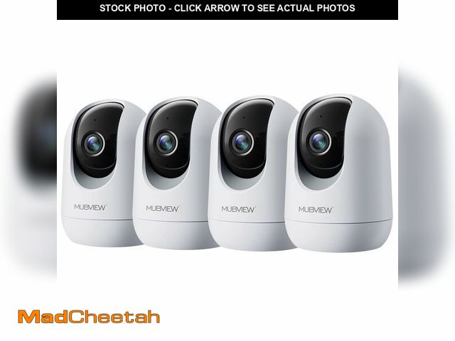 Lot 74-13952613 - MUBVIEW Pet Camera with Phone App, Indoor Security Camera, 2.4/5GHz WiFi Cameras for Home Security, ...