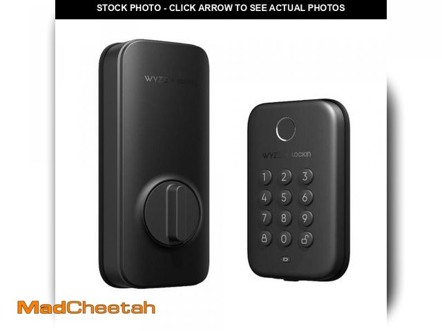 Lot 74-12464064 - Wyze Smart Lock, Fingerprint Keyless Entry, Bluetooth Deadbolt Replacement, In-App Monitoring and Sc...