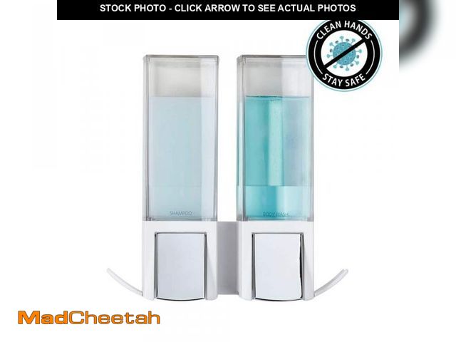 Lot 74-12462836 - Better Living Clever Double Dispenser in White - UNUSED
