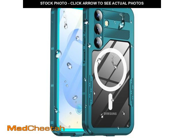 Lot 74-14148123 - Haireca for Samsung Galaxy S25 Waterproof Case, [Fit for Magsafe] [IP68 Water Proof] [Built-in Scree...