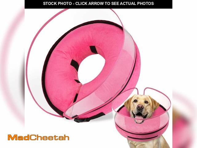 Lot 74-14206491 - BARKLESS Dog Cone, Inflatable Dog Cone After Surgery, Soft Surgery Collar with Enhanced Anti-Licking...